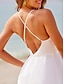 preiswerte Casual Kleider-Resort Wear Plain Ruched Sculpture Dress