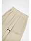 economico Sale-Pantaloni Donna Cotone 100% Tasca Casual Uso Quotidiano