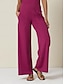 cheap Pants-Aubree Super Stretch Wide Leg Relaxed Pants