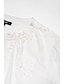 abordables Sale-Blusa de Mujer Elegante de Algodón 100% con Bordado Floral