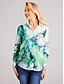 cheap Tops &amp; Blouses-Abstract Graphic Long Sleeve Women&#039;s Shirt Blouse
