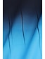 abordables Tops &amp; Blouses-Mujer Camisa Blusa Gradiente de Color Casual Diario Botón Estampado Rosa Manga Larga Básico Neón y brillante Cuello Camisero Primavera Otoño