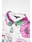 economico Sale-Camicia da donna  abito maxi con fiori  manica lunga  primavera