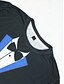 cheap Men&#039;s Tees &amp; Tank Tops-Men&#039;s T shirt Tee Round Neck Graphic Black Blue Red 3D Print Short Sleeve Print Daily Tops Basic Exaggerated