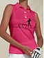 abordables Polo Top-Lightweight Sleeveless Polo Shirt