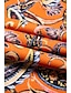 billige One-pieces-Boho Print Shirred Swimwear One Piece