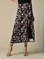 preiswerte Sale-Frauen Midi Terylene Röcke mit Spitzenbesatz