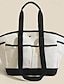economico Handbags &amp; Totes-Large Capacity Buttoned Tote Bag