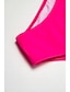 abordables Une pièce-Triangle Twist Removable Pad Swimsuit