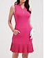 abordables vêtements pour femmes-Sleeveless Lightweight Golf Dress