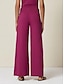 cheap Pants-Aubree Super Stretch Wide Leg Relaxed Pants
