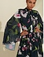 economico Sale-Elegante vestito lungo da donna con stampa floreale