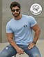 abordables T-Shirts-T shirt Graphique en Coton 100% pour Hommes