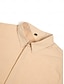 cheap Short Sleeves-Men&#039;s Casual Plain Linen Shirt Short Sleeve