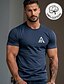 abordables T-Shirts-Camiseta de hombre gráfica 100% algodón  diseño clásico y cómodo