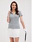 preiswerte Polo Top-Damen Golf Polo Shirt Leicht Sonnenschutz Bekleidung