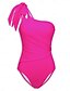 billige One-pieces-Elegant Shoulder Knot One Piece Swimsuit