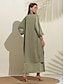 abordables Sale-Kimono Casual para Mujer en Satén Talla S M L