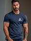 abordables T-Shirts-Camiseta de hombre gráfica 100% algodón  diseño clásico y cómodo