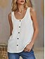 cheap Super Sale-Women&#039;s Basic V-Neck Sleeveless Daily Top