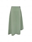 billige Skirts-Midi Nederdel i Polyester og Rayon med Bælte
