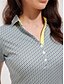 abordables Polo Top-Chemise Polo de Golf pour Femmes  Protection Solaire légère