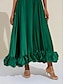 cheap Sale-Satin Solid Sleeveless Slip Maxi Dress