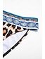 preiswerte Bikini-Frauen Leopardenmuster Langlinien Dreieck Badeanzug Set