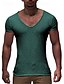 cheap T-Shirts-Men&#039;s T shirt Tee Tee Round Neck Plain Fitness Gym Short Sleeve Clothing Apparel Streetwear Sportswear Work Basic