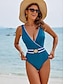 cheap One-Pieces-Triangle Jacquard Swimsuit