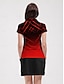 abordables Polo Top-Mujer Camisas de polo Rojo Manga Corta Protección Solar Camiseta Plaid A Lunares Ropa de golf para damas Ropa Trajes Ropa Ropa