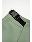 abordables Skirts-Falda Midi Verde Primavera &amp; Verano con Cinturón Desajustado