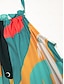 billige Sale-Rainbow Landscape Trim Cami Midi Dress