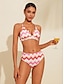 cheap Bikini-Geometric Triangle Bikini Swimsuit