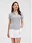 abordables Polo Top-Camiseta Polo de Golf para Mujeres  Protección Solar Ligera