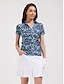 abordables Polo Top-Camiseta Polo de Golf para Mujeres con Protección Solar Ligera