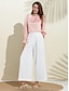 abordables Pants-Brand Pocket Design Casual Material Straight Pants