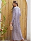 billige Sale-Women&#039;s Geo Pattern Dress   Pink S M L