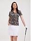 baratos Polo Top-Camisa Polo de Golfe para Mulheres Leve com Proteção Solar