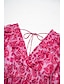 preiswerte Sale-Brand Floral Tropical Print Maxi Dress