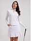 economico Polo Top-Long Sleeve Golf Polo Shirt