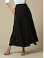 economico gonne-Pocket Button Up Tencel Maxi Skirt