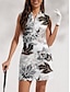 baratos Golf Dresses-Vestido de Golfe para Mulheres  Elegante e Sem Mangas