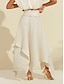abordables Skirts-Elegant Terylene Pleated Maxi Skirt
