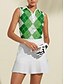 abordables Polo Top-Polo Golf Femme Sans Manches Protection Solaire léger Haut T Shirt Golf Violet Rose Vert Tenue de Golf