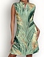 billige lynlås kjoler-Women&#039;s Golf Dress Blue Sleeveless