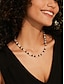 economico Shoes &amp; Accessories-Tiger Eye Stone Beaded Necklace &amp; Bracelet