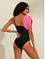 billige One-pieces-Triangle Shirred One piece Swimsuit