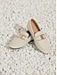 billige Flate sko til damer-Soft Buckle Faux Leather Loafers