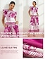 baratos Blouses-Tropical Print Shirt